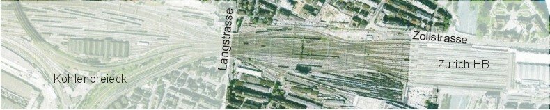 Lärmzone 1: Bereich Langstrasse - Hauptbahnhof